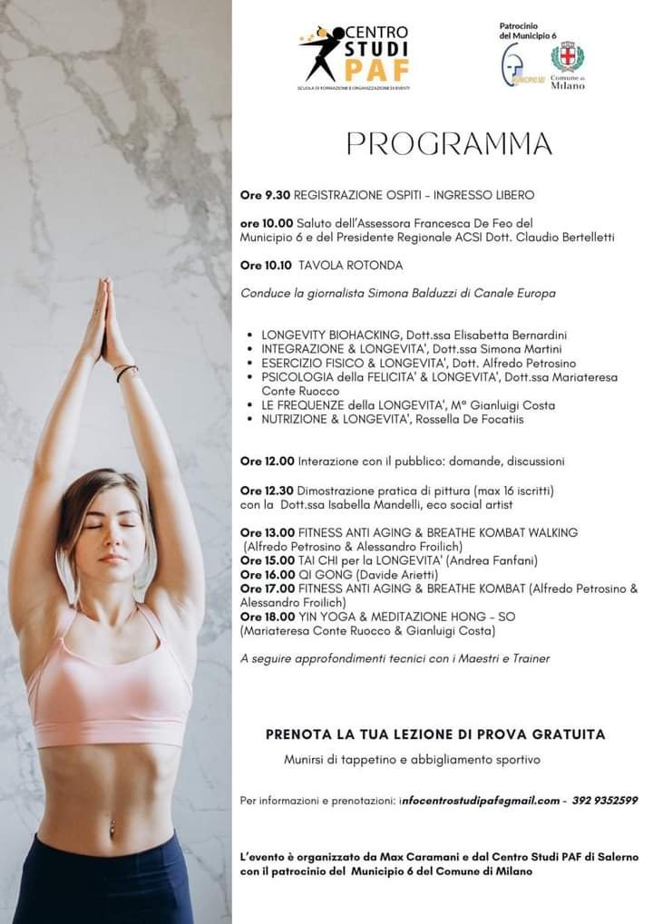 qi gong longevity milano